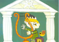 David con el arpa