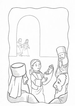 Presentación de Jesús en el templo - lámina 2 -