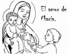 Aprende y colorea las Advocaciones de la Virgen María (IV)