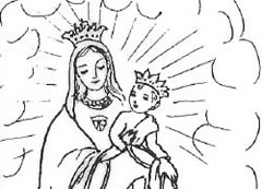Aprende y colorea la devoción a la Virgen del Carmelo (I)