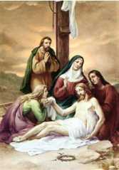 XIII ESTACIÓN: JESÚS EN BRAZOS DE SU MADRE