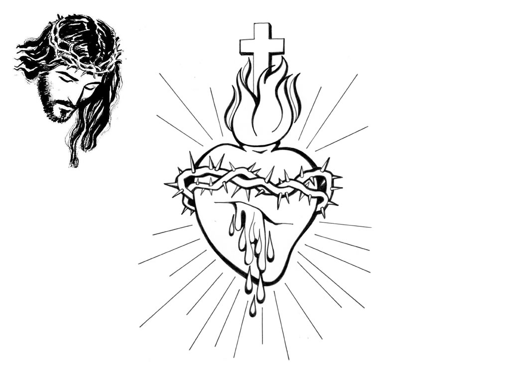 Sagrado Corazón de Jesús Lámina 1